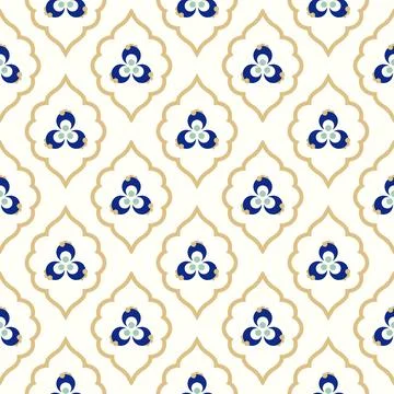 Turkish Chintamani Kaftan Pattern Stock Illustration