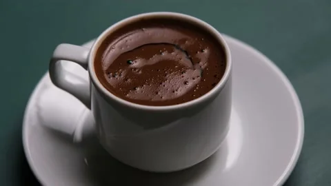 Turkish coffee 360 turn Stock Footage 170122368