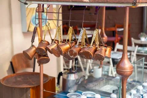 Turkish coffee background Stock-Fotos