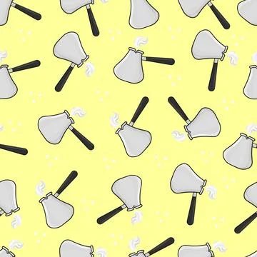 Turkish coffee cezve pattern with brewing steam Illustrazione stock