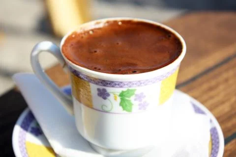 A Turkish Coffee Cup Stock Photos