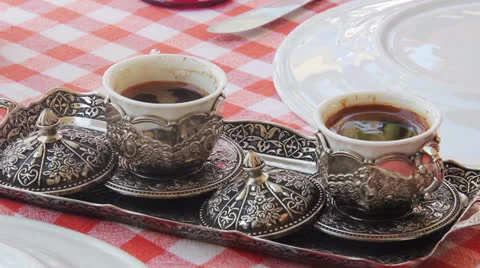 Turkish coffee Stock Footage 24881725