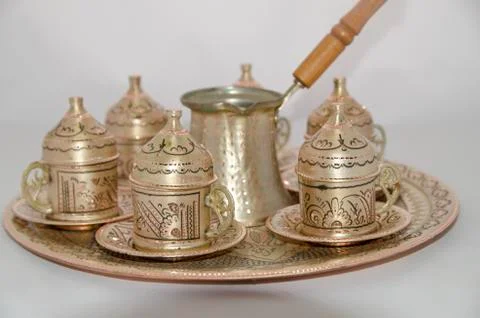 Turkish Coffee Set Stock Photos
