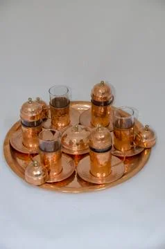 Turkish Coffee Set Stock Photos