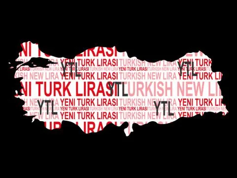 Turkish currency Stock Illustration