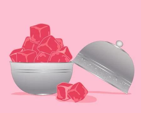 Turkish delight Stock Illustration