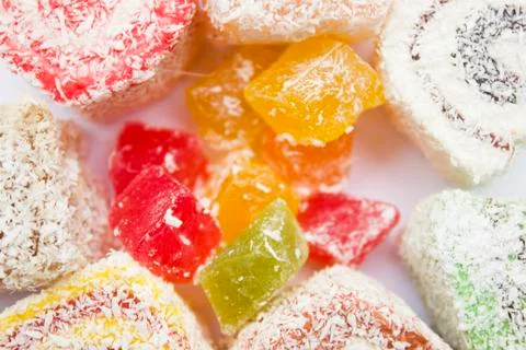 Turkish delight Stock Photos