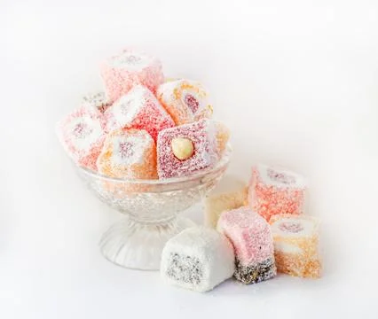 Turkish delight Stock Photos