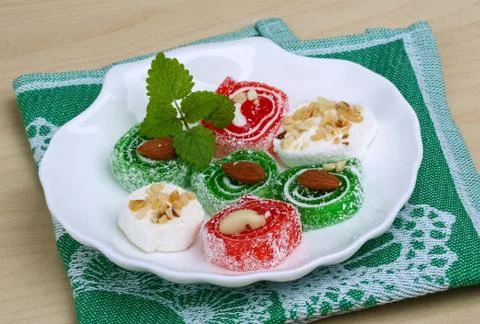 Turkish delight Stock Photos