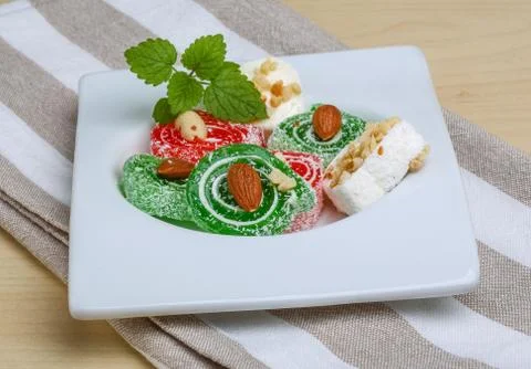 Turkish delight Stock Photos