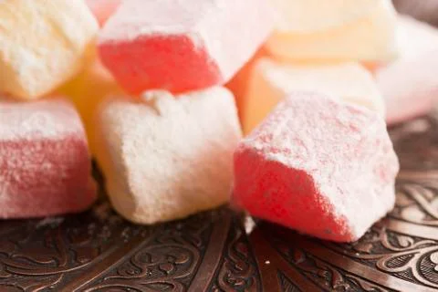 Turkish delight Stock Photos