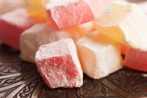 Turkish delight Stock Photos