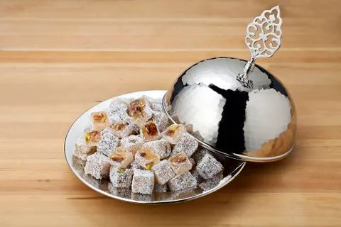Turkish delight Stock Photos