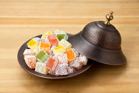 Turkish delight Stock Photos