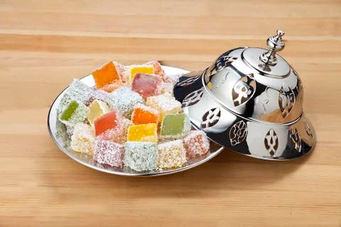 Turkish delight Stock Photos
