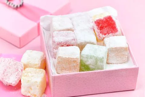 Turkish delight Stock Photos