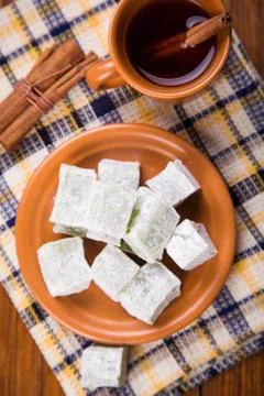 Turkish delight Stock Photos