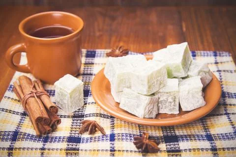 Turkish delight Stock Photos