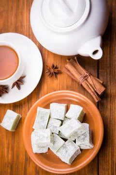 Turkish delight Stock Photos