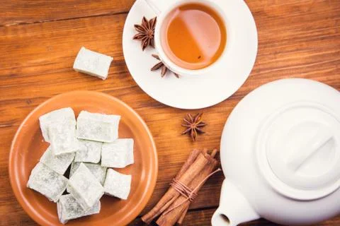 Turkish delight Stock Photos