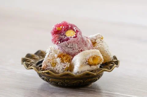 Turkish delight Stock Photos