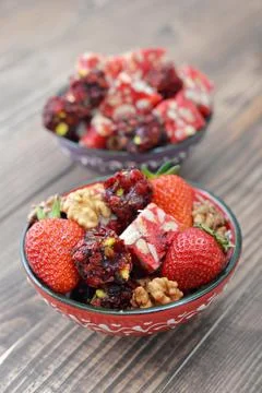 Turkish delight Stock Photos