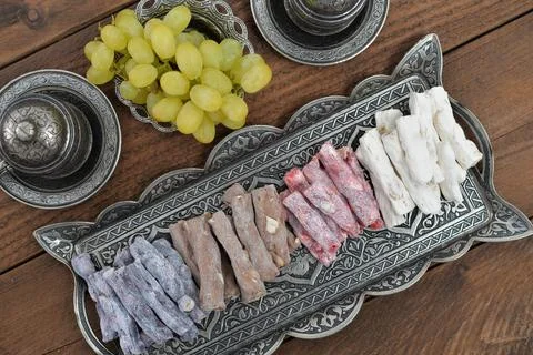 Turkish delight Stock Photos
