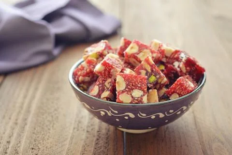 Turkish delight Stock Photos