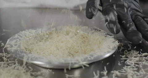 Turkish dessert kunefe or kunafa preparation Stock Footage 279894942