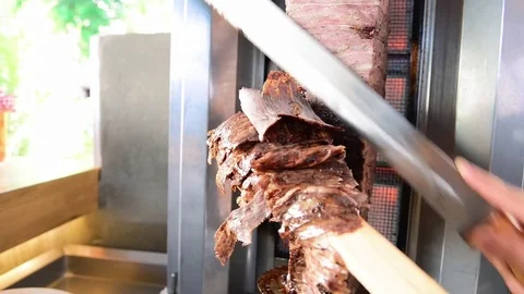Turkish Doner Kebab Stock Footage 84035123