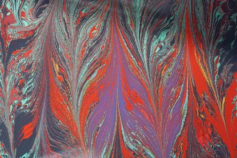 Turkish ebru marble effect surface pattern design for print イラスト素材