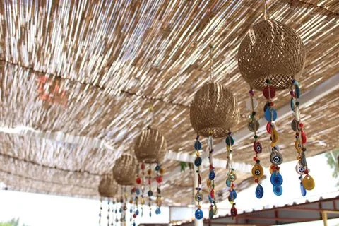 Turkish evil eye bead. blue colored amulet. superstition Stock Photos