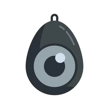 Turkish eye amulet icon flat vector. Magic hamsa イラスト素材
