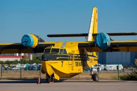 Turkish Firefighting Planes Stock Photos