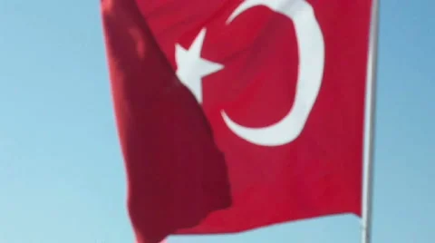 Turkish Flag 库存影片 915281