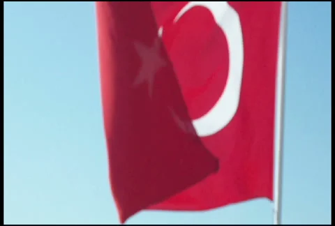 Turkish Flag 库存影片 924439