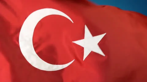 Turkish Flag Video stock 25105072