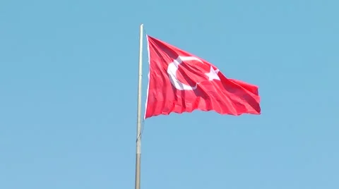 Turkish Flag 動画素材 47056351