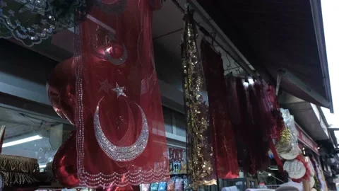 Turkısh flag Stock Footage 170658501