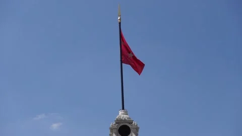 Turkish Flag Stock Footage 196179897