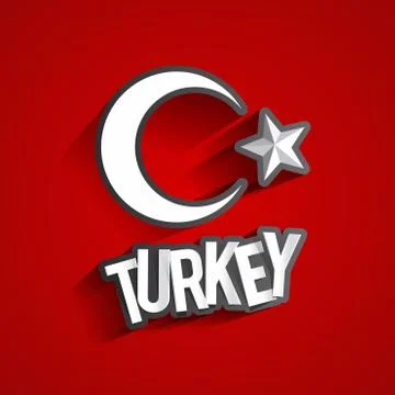 Turkish Flag Stock Illustration