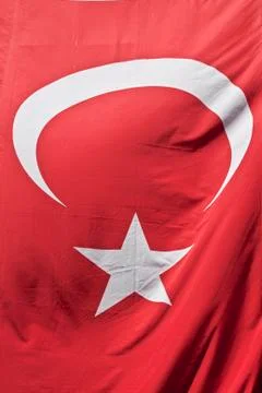 Turkish flag Stock Photos