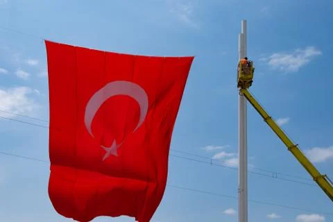 Turkish Flag Stock Photos