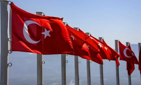 Turkish Flag Stock Photos