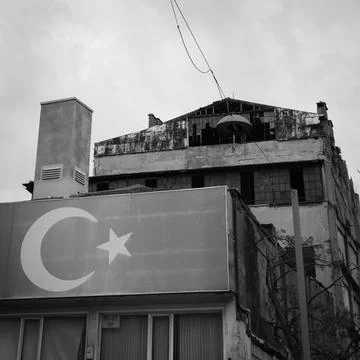 Turkish flag Foto stock