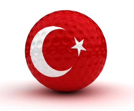 Turkish golf ball Stock Illustration