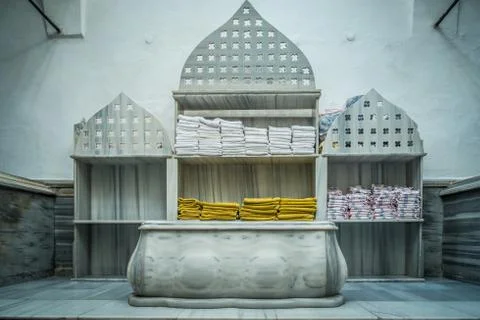 Turkish hammam Stockfoto's