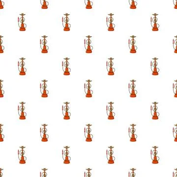 Turkish hookah pattern Stock Illustration
