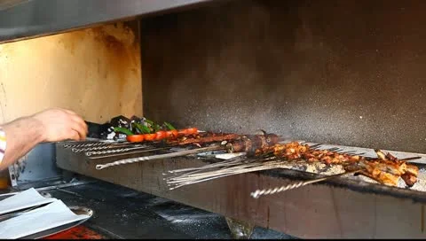 Turkish kebab Stock Footage 10716041