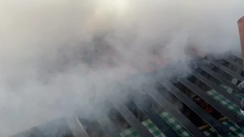 Turkish Kebab On The Grill. Stock Footage 250459061